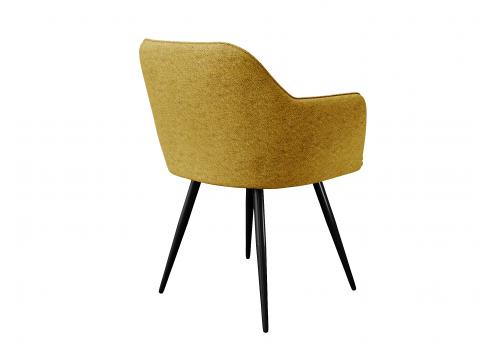  Стул DikLine 277 поворотный NS Gold горчица, ножки черные, фото 3 