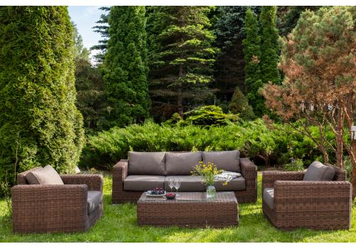  "Боно" лаунж-зона из искусственного ротанга, цвет коричневый, фото 5 