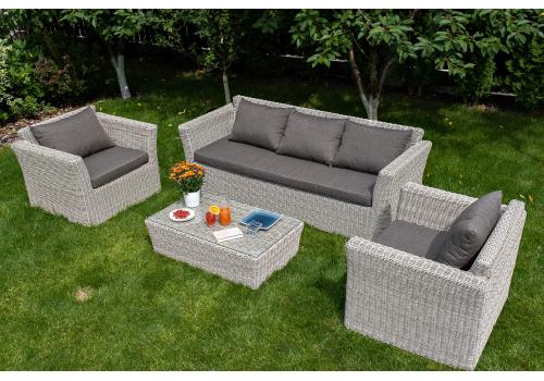  "Капучино" кресло из искусственного ротанга, цвет бежевый, фото 3 