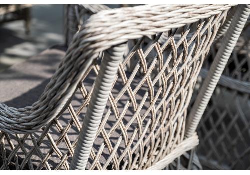  "Латте" плетеное кресло из искусственного ротанга, цвет бежевый, фото 8 