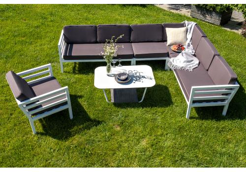  "Глория" модуль диванный правый, каркас из алюминия, фото 12 