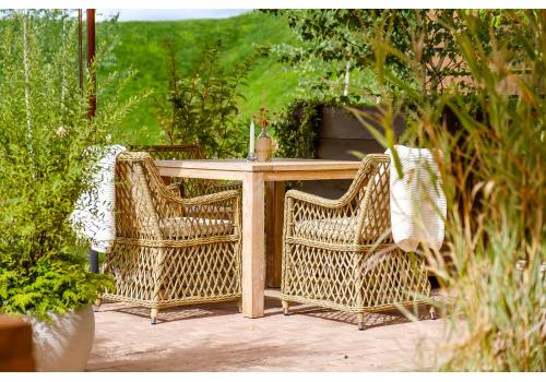  "Латте" плетеное кресло из искусственного ротанга, цвет соломенный, фото 84 