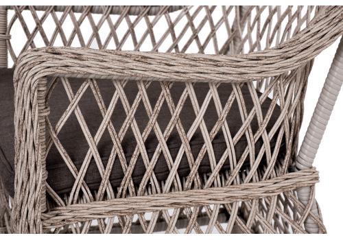  "Катания" обеденная группа плетеная на 6 персон, цвет бежевый, фото 6 