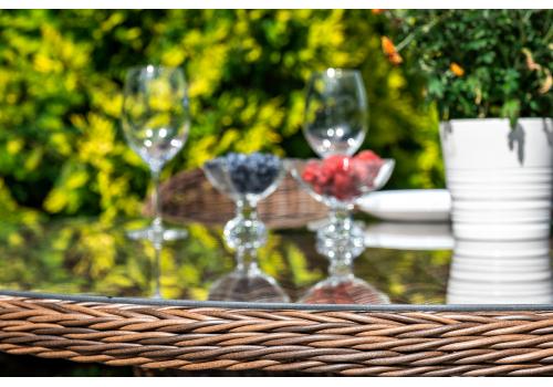  "Эспрессо–150 R" обеденная группа плетеная, цвет коричневый, фото 5 