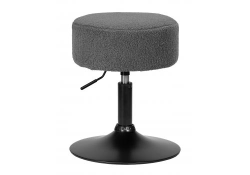  Пуф DOBRIN DANNY BLACK, темно-серое букле (16), фото 1 