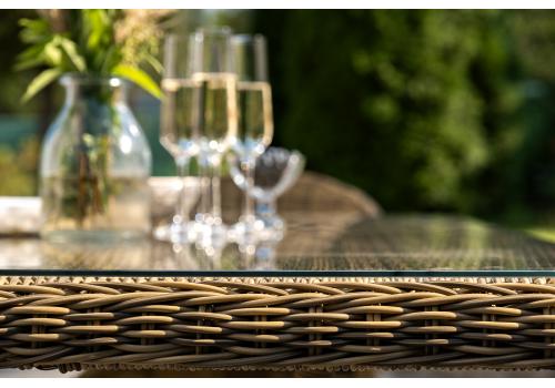  "Амароне" обеденная группа из искусственного ротанга на 6 персон, цвет соломенный, фото 12 