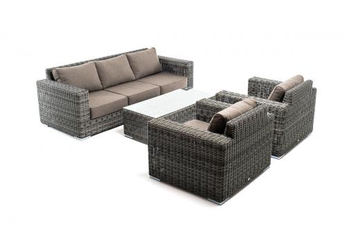  "Боно" лаунж-зона из искусственного ротанга, цвет графит, фото 97 