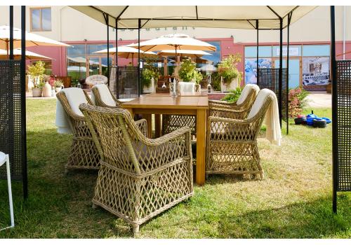  "Латте" плетеное кресло из искусственного ротанга, цвет соломенный, фото 119 