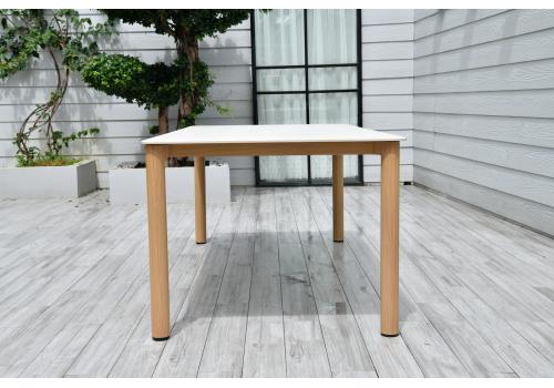  "Кейптаун" стол обеденный из алюминия, столешница из искусственного камня, фото 4 