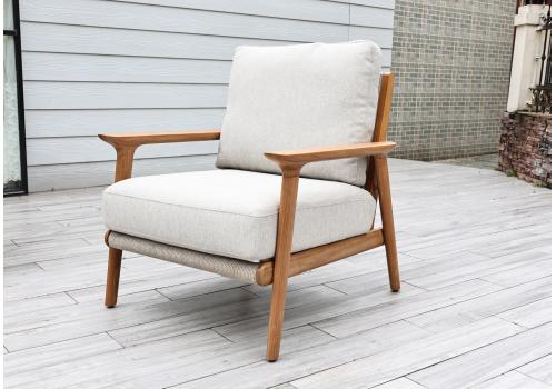  "Копенгаген" лаунж-зона 5-местная плетеная из роупа, каркас тик, цвет бежевый, фото 5 