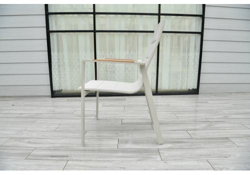  "Кейптаун" стул алюминиевый, ткань текстилен, цвет белый, фото 1 