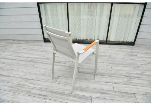  "Кейптаун" стул алюминиевый, ткань текстилен, цвет белый, фото 2 