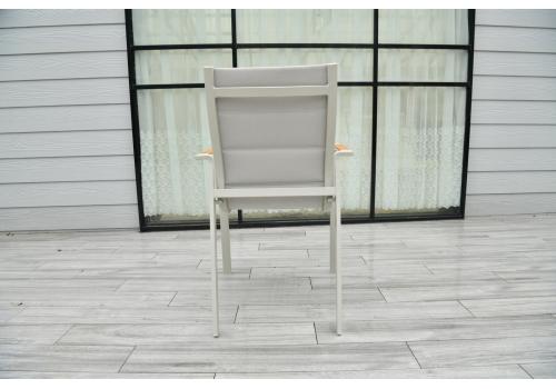  "Кейптаун" стул алюминиевый, ткань текстилен, цвет белый, фото 3 