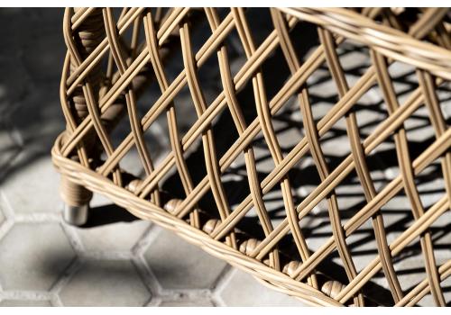  "Латте" плетеное кресло из искусственного ротанга, цвет соломенный, фото 186 