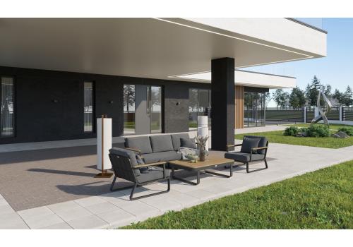  Voglie серая, алюминий / тик, фото 2 