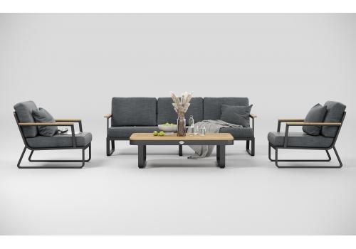  Voglie серая, алюминий / тик, фото 3 