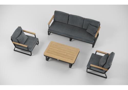  Voglie серая, алюминий / тик, фото 8 