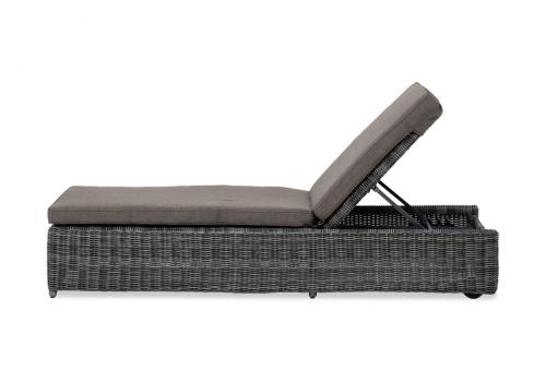  "Рим" шезлонг с подушкой, цвет графит, фото 1 
