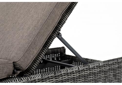  "Рим" шезлонг с подушкой, цвет графит, фото 2 