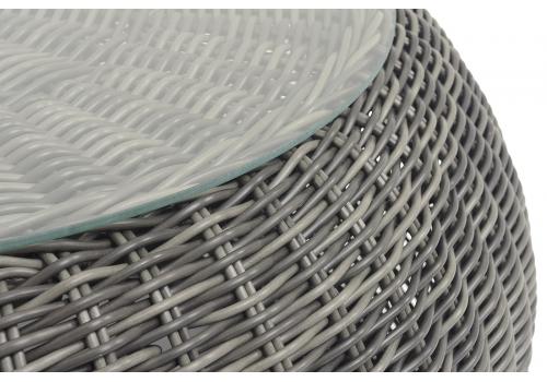  "Барселона" журнальный столик из искусственного ротанга, цвет графит, фото 2 