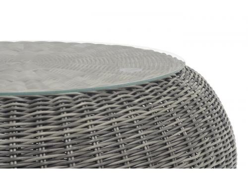  "Барселона" журнальный столик из искусственного ротанга, цвет графит, фото 3 
