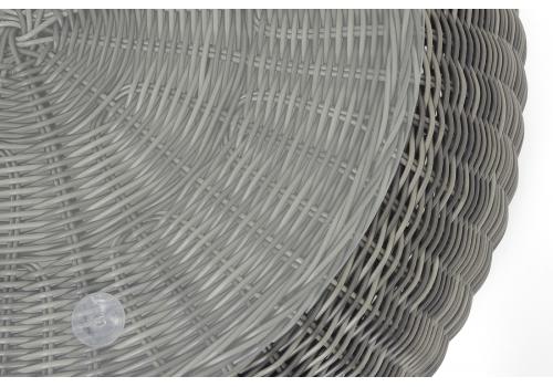  "Барселона" журнальный столик из искусственного ротанга, цвет графит, фото 4 