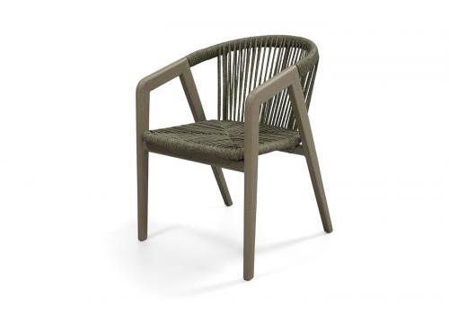  "Будапешт" стул из искусственного ротанга, цвет серый, фото 1 
