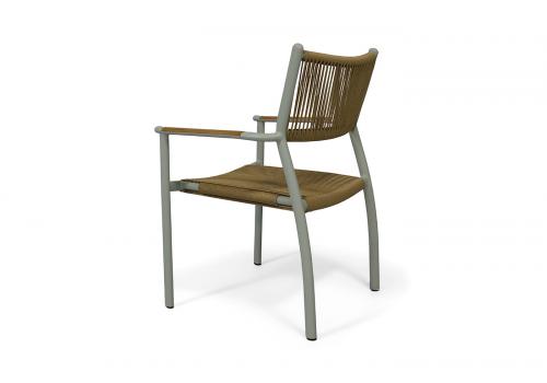  "Витория" плетеный стул из искусственного ротанга, цвет соломенный, фото 4 