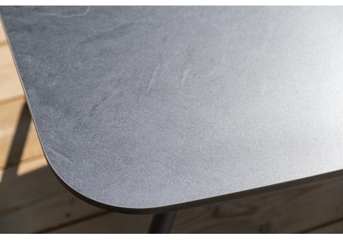  "Багамы" лаунж-зона 5-местная плетеная из роупа (веревки), каркас алюминиевый темно-серый, роуп серый, фото 19 