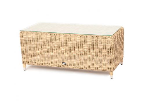  "Кон Панна" столик журнальный из искусственного ротанга, цвет соломенный, фото 1 