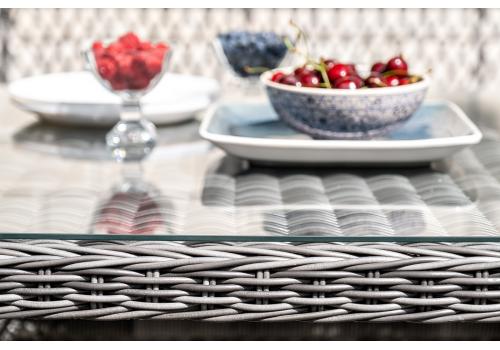  "Катания" обеденная группа плетеная на 6 персон, цвет графит, фото 14 