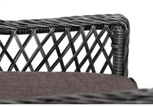  "Катания" обеденная группа плетеная на 6 персон, цвет графит, фото 25 