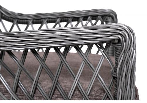  "Катания" обеденная группа плетеная на 6 персон, цвет графит, фото 29 