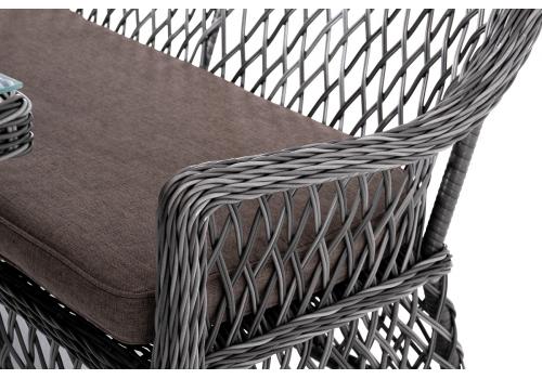  "Катания" обеденная группа плетеная на 6 персон, цвет графит, фото 31 