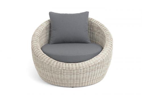  "Барселона" кресло из искусственного ротанга, цвет бежевый, фото 3 