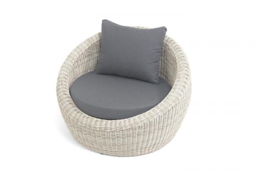  "Барселона" кресло из искусственного ротанга, цвет бежевый, фото 4 