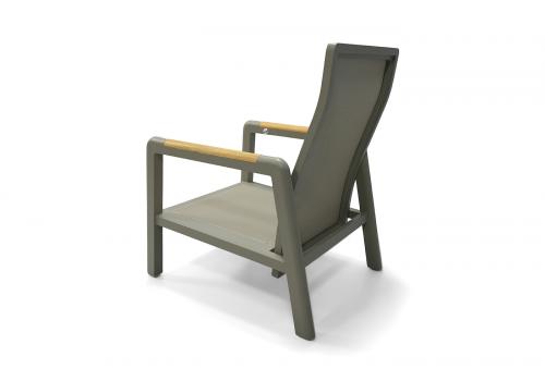  "Бари" кресло, каркас алюминий, цвет светло-серый, фото 5 