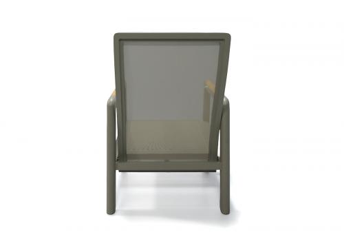  "Бари" кресло, каркас алюминий, цвет светло-серый, фото 6 