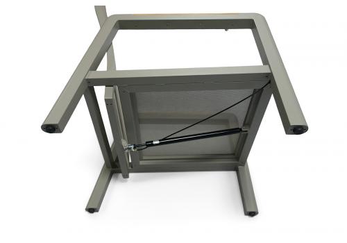  "Бари" кресло, каркас алюминий, цвет светло-серый, фото 7 