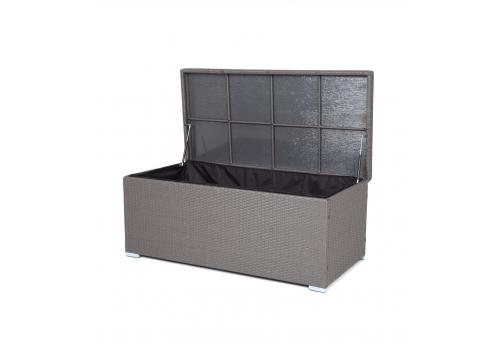  "Порту" сундук водонепроницаемый из искусственного ротанга, цвет графит, фото 1 
