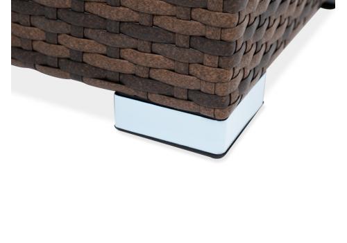  "Капучино" кашпо для цветов плетеное из искусственного ротанга, цвет коричневый, фото 6 