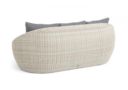  "Барселона" диван из искусственного ротанга трехместный, цвет бежевый, фото 5 