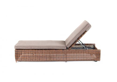  "Рим" шезлонг с подушкой, цвет коричневый, фото 3 