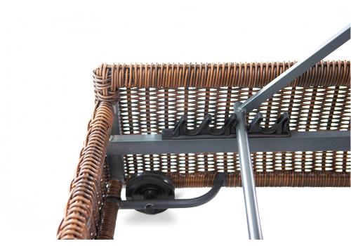  "Рим" шезлонг с подушкой, цвет коричневый, фото 4 