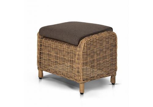  "Толедо" пуф плетеный, цвет соломенный, фото 1 