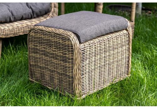  "Толедо" пуф плетеный, цвет соломенный, фото 5 