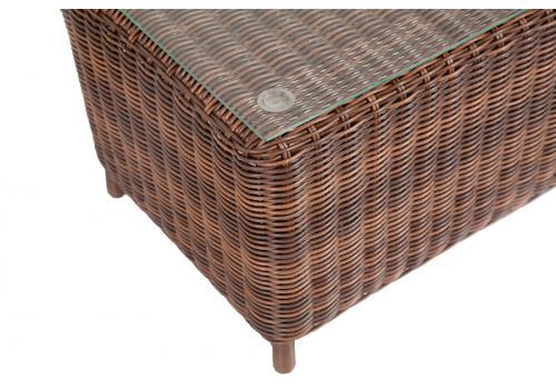  "Кон Панна" столик журнальный из искусственного ротанга, цвет коричневый, фото 4 