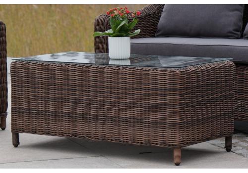  "Кон Панна" столик журнальный из искусственного ротанга, цвет коричневый, фото 5 