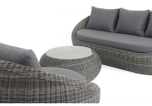 "Барселона" лаунж-зона из искусственного ротанга, цвет графит, фото 7 