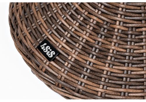  "Леванте" стол круглый из искусственного ротанга, цвет коричневый, фото 3 